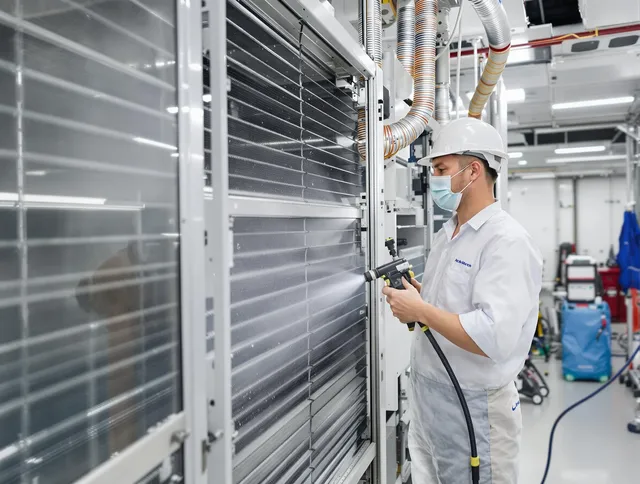 Professional AC coil cleaning by Wayland Air Duct Cleaning in Wayland