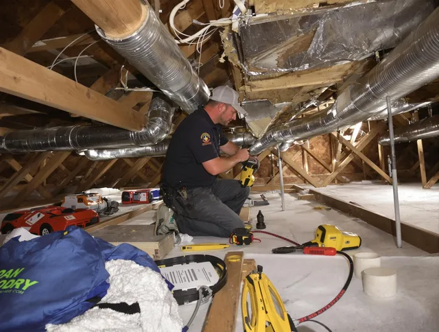 Professional air duct repair by Wayland Air Duct Cleaning in Wayland