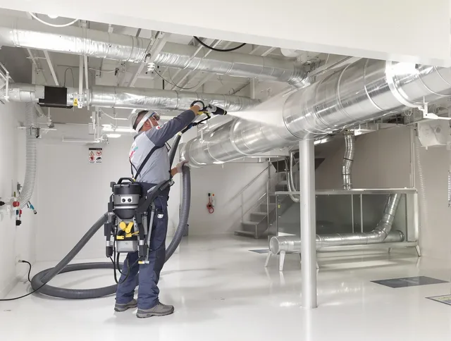 Professional central duct cleaning by Wayland Air Duct Cleaning in Wayland